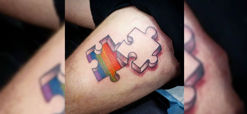 gay pride tattoo symbols